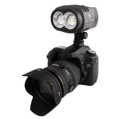 2 Led Video Light For Camera / Camcorder - Zf-2000
