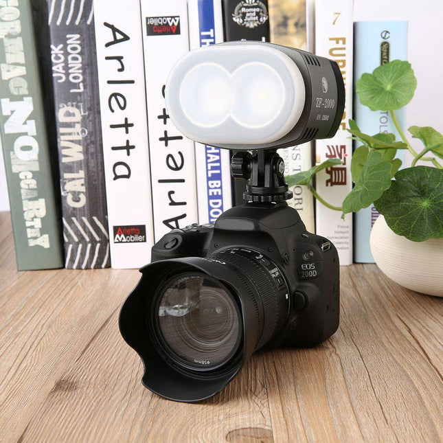2 Led Video Light For Camera / Camcorder - Zf-2000