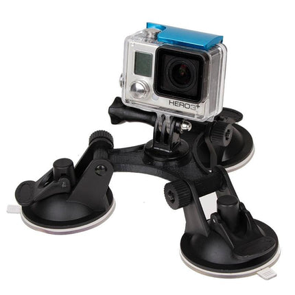 Triangle Suction Cup Mount For Gopro With Hex Screwdriver