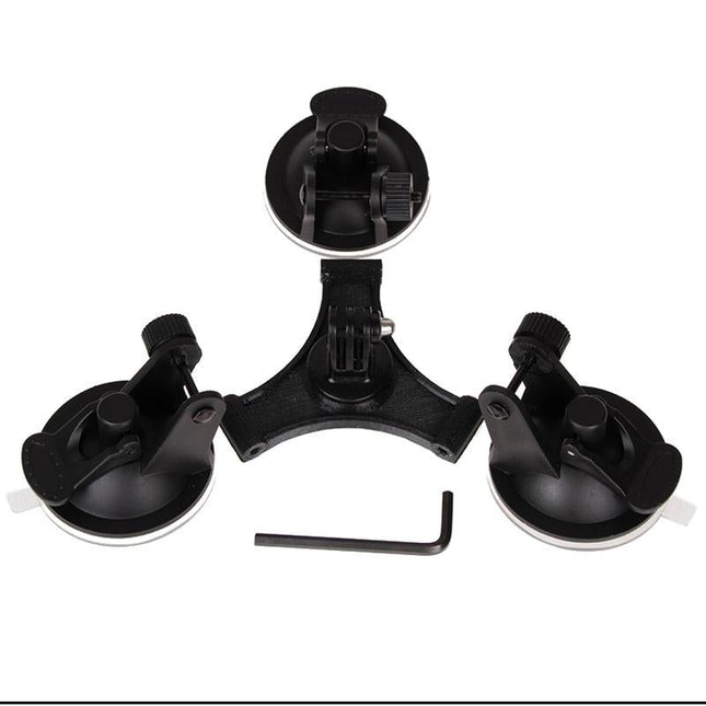 Triangle Suction Cup Mount For Gopro With Hex Screwdriver