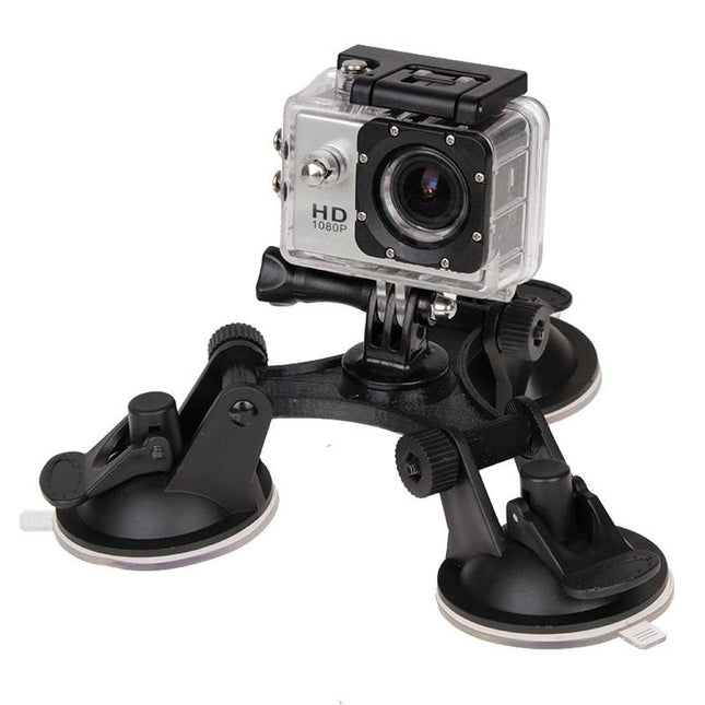 Triangle Suction Cup Mount For Gopro With Hex Screwdriver