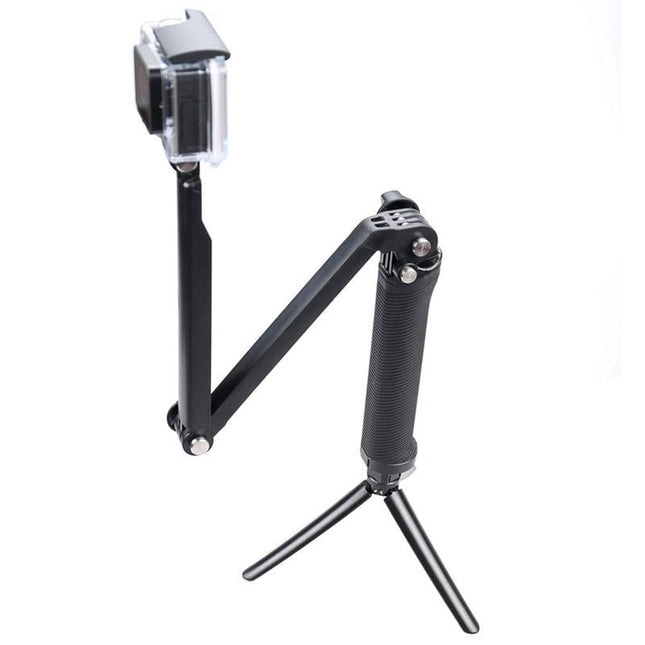 Extendable Monopod Tripod For Action Cameras - 3 Way Multi Function