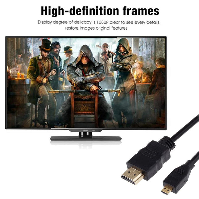 Full Hd 1080P Micro Hdmi Cable For Xiaomi Xiaoyi - 1.5M