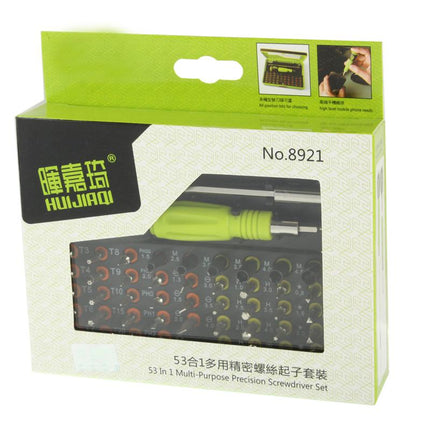 Versatile 53-Piece Precision Screwdriver Set - Green