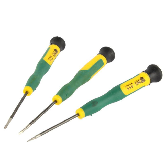 12-Piece Precision Screwdriver Set For Repairing T2-T8 Devices - Green