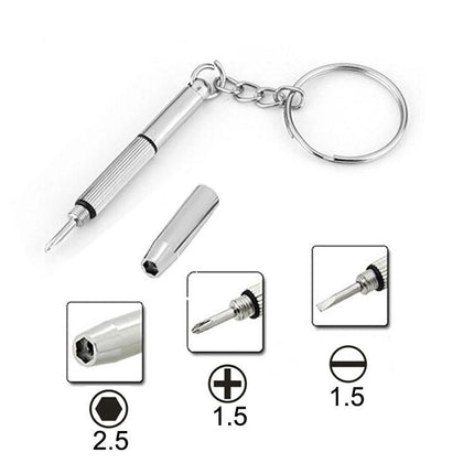 3-In-1 Professional Screwdriver Repair Tool With Keychain For Smart Devices