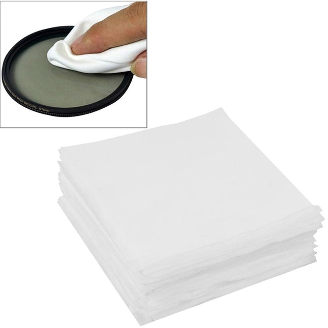 100-Pack Lcd Screen Cleaning Cloth For Camera & Mobile - 9.8 X 9.8Cm