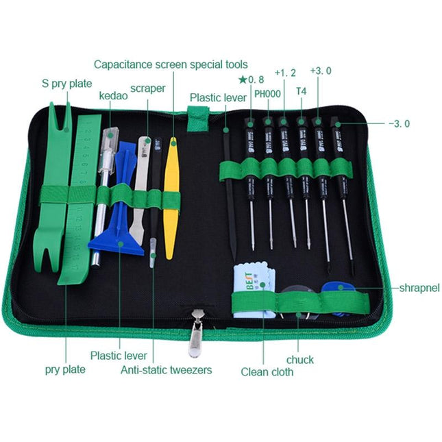 Professional 22-In-1 Repair Tool Set For Mobile And Laptop