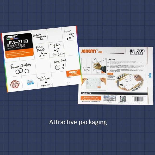 Magnetic Project Mat With Marker Pen For Phone Repair - 25Cm X 20Cm