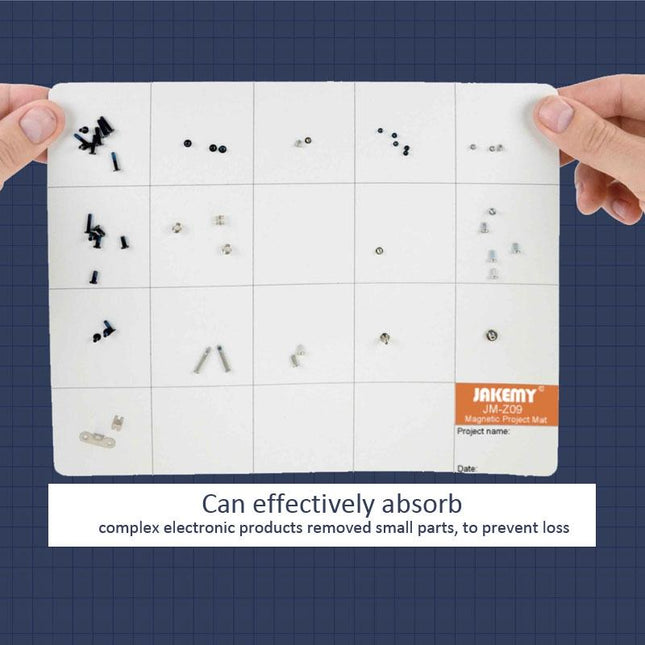 Magnetic Project Mat With Marker Pen For Phone Repair - 25Cm X 20Cm