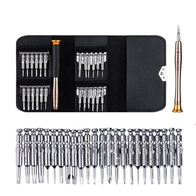 25-Piece Precision Screwdriver Set For Electronics With Shek Packaging