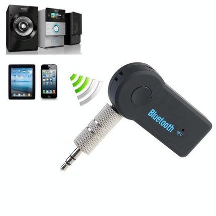 Wireless Car Bluetooth Handsfree Receiver With Mic For Iphone