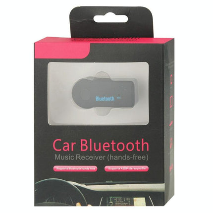 Wireless Car Bluetooth Handsfree Receiver With Mic For Iphone