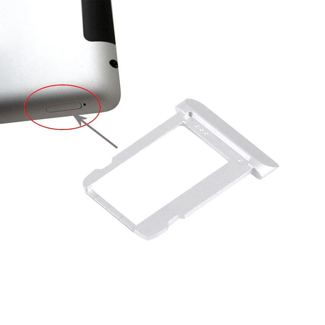 Silver Sim Card Tray Holder For Ipad 2 / 3G - Compact Design