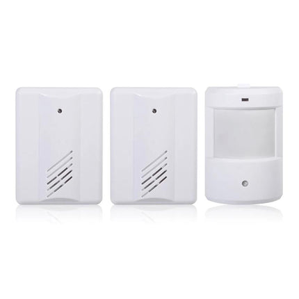 Wireless Infrared Doorbell Alarm For Home / Office - 2 Sensors