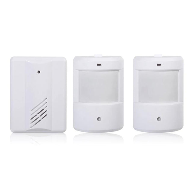 Wireless Doorbell Alarm With 2 Infrared Sensors For Home / Office