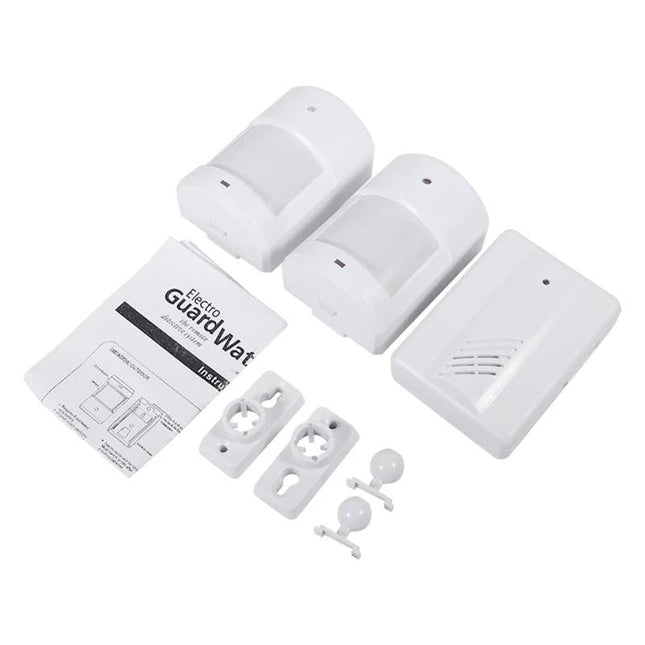 Wireless Doorbell Alarm With 2 Infrared Sensors For Home / Office