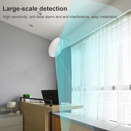 White Dual Passive Infrared Detector - S-Mdc Series