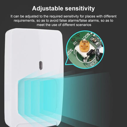 White Dual Technology Motion Sensor - Dt-7225