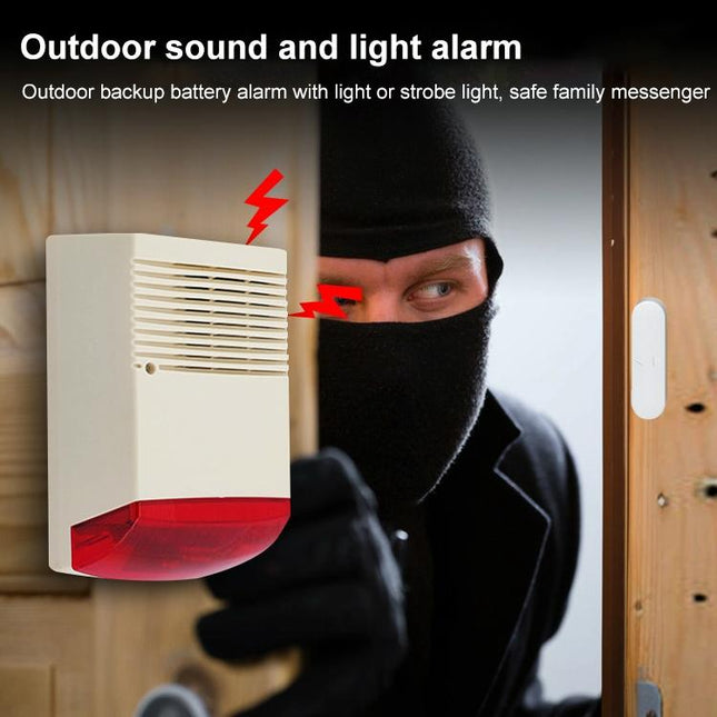 Powerful 50W Outdoor Siren With Flashlight