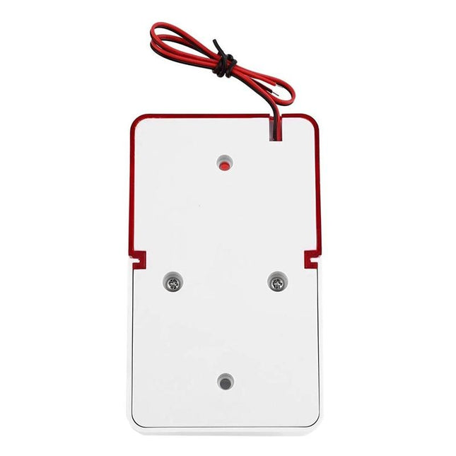 Compact Red Strobe Siren For Security Alarm