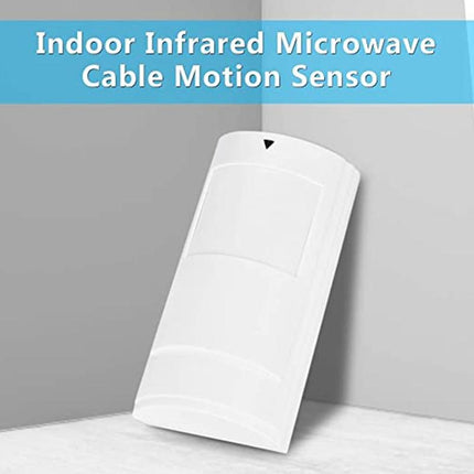 Wireless Dual Motion Detector - Infrared & Microwave White