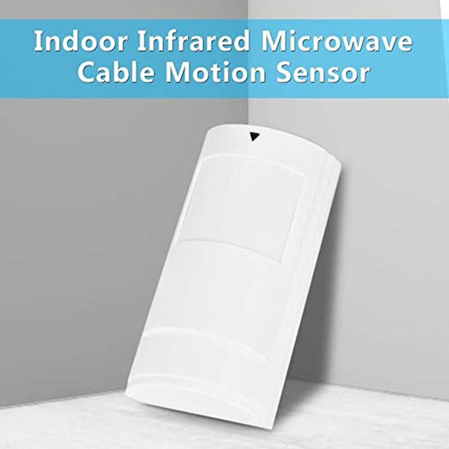 Wireless Dual Motion Detector - Infrared & Microwave White