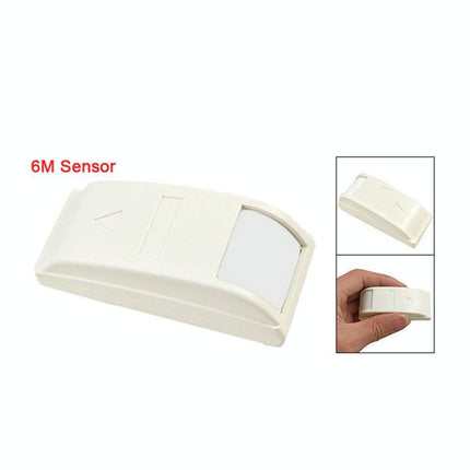 White Wired Pir Motion Detector For Curtains