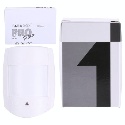 Adjustable 2-Level Pir Motion Sensor For Home Security - White