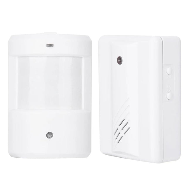 Wireless Doorbell With Electro Guard Ir Detection - White
