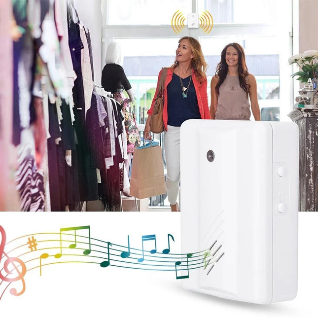 Wireless Doorbell With Electro Guard Ir Detection - White