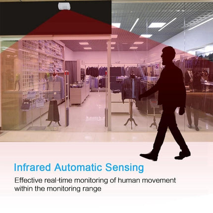 Wireless Doorbell With Electro Guard Ir Detection - White