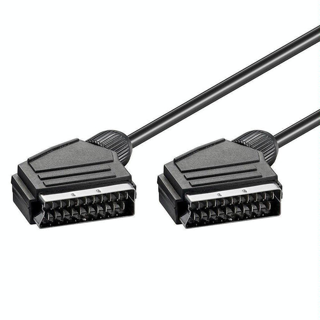 1.5M Scart To Scart Cable For Dvd / Hdtv / Av / Tv - 20 Pin