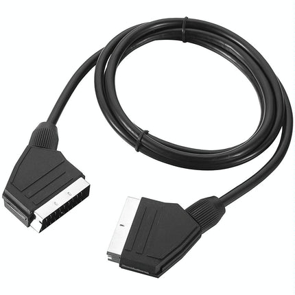 1.5M Scart To Scart Cable For Dvd / Hdtv / Av / Tv - 20 Pin