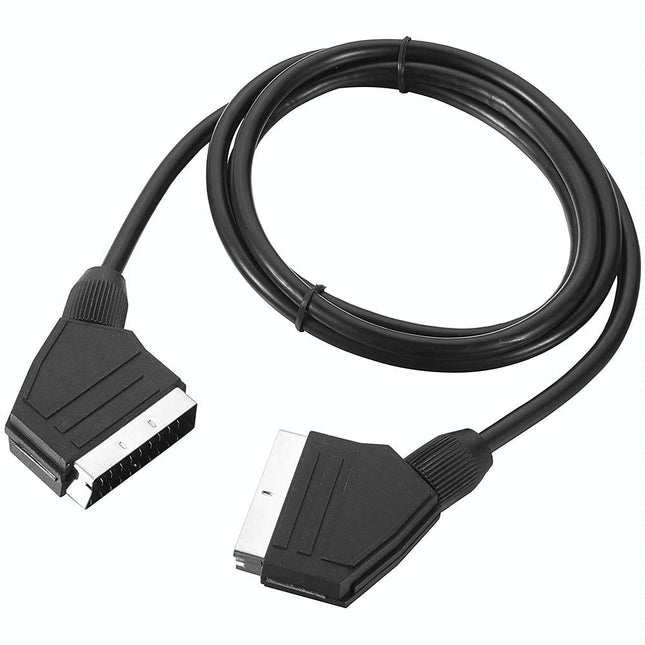 1.5M Scart To Scart Cable For Dvd / Hdtv / Av / Tv - 20 Pin