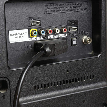 1.5M Scart To Scart Cable For Dvd / Hdtv / Av / Tv - 20 Pin