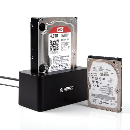 High-Speed Usb 3.0 To Sata Dock For 2.5 / 3.5 Hdd - Black