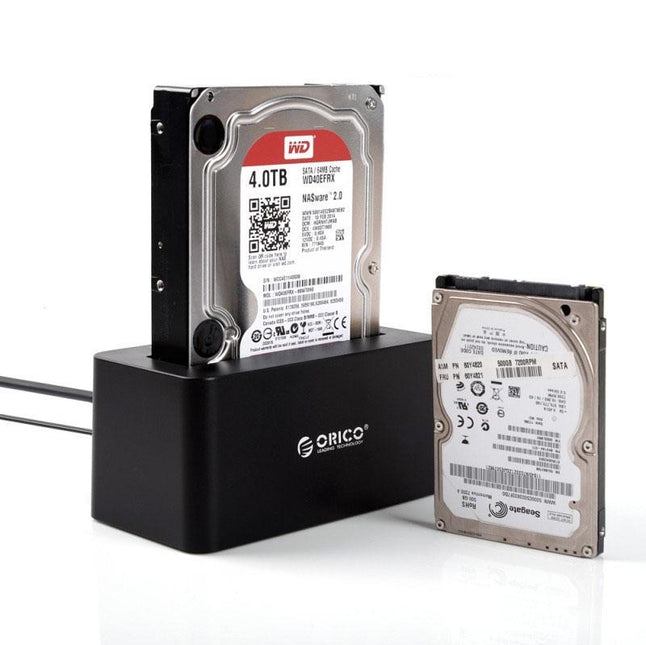 High-Speed Usb 3.0 To Sata Dock For 2.5 / 3.5 Hdd - Black