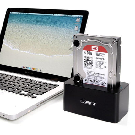 High-Speed Usb 3.0 To Sata Dock For 2.5 / 3.5 Hdd - Black