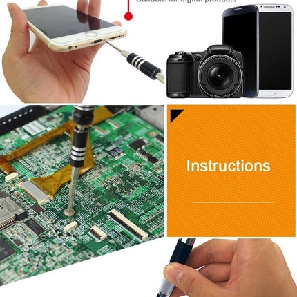 30-In-1 Interchangeable Screwdriver Set - Aviation Aluminum