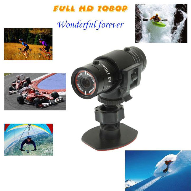 Full Hd 1080P Action Camera With 120 Degree Wide Angle Lens - Tf Card Support