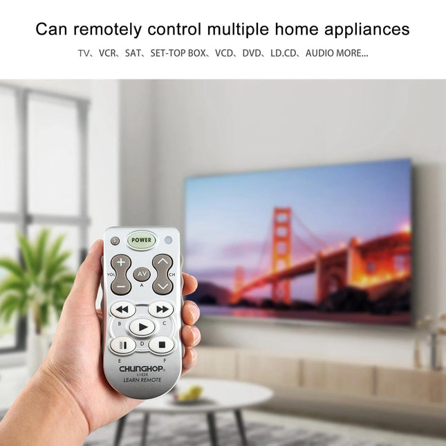 White Universal Learning Remote Control - L102