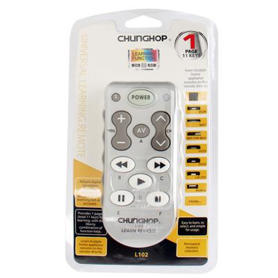 White Universal Learning Remote Control - L102