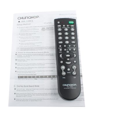 Black Universal Tv Remote Control - Rm-139Es