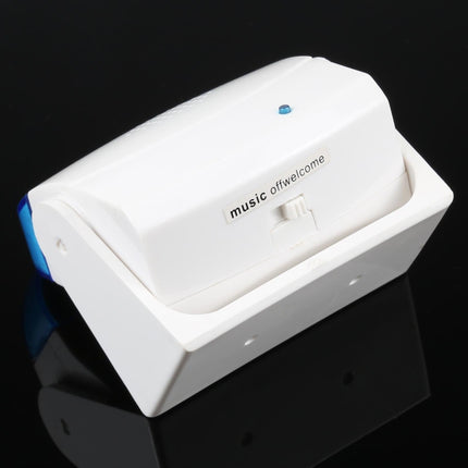 Wireless Doorbell With Guest-Saluting Feature - White