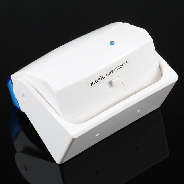 Wireless Doorbell With Guest-Saluting Feature - White