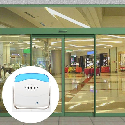 Wireless Doorbell With Guest-Saluting Feature - White