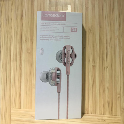 Black Double Moving Coil Wheat Headset