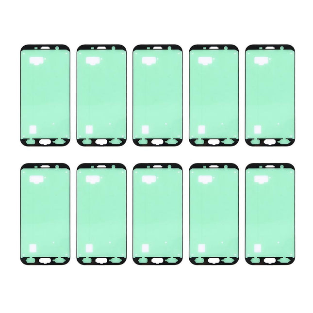 10-Pack Front Housing Adhesive For Samsung Galaxy A7 2017 / A720 - Clear