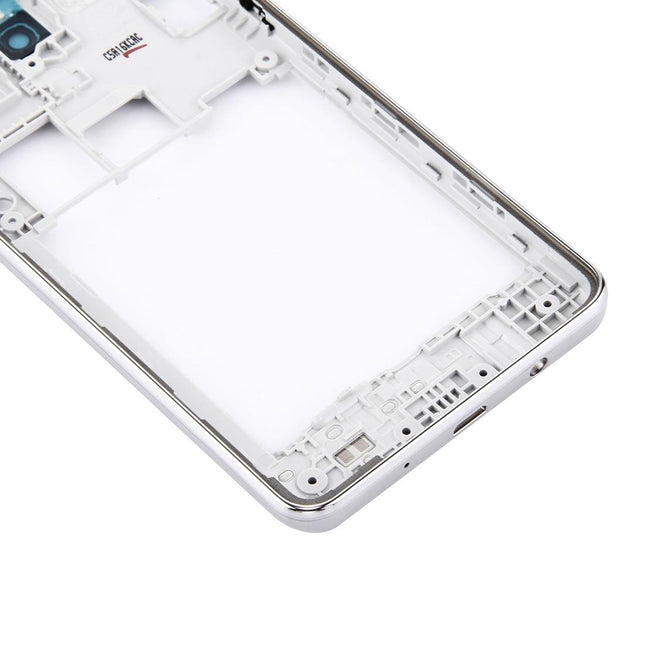 Silver Middle Frame Bezel For Galaxy On5 Double Card Version